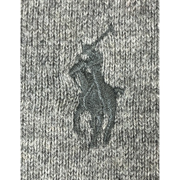 Polo Ralph Lauren 1/4 Zip Gray Pullover Thin 2XB 100% Cotton - Picture 3 of 9